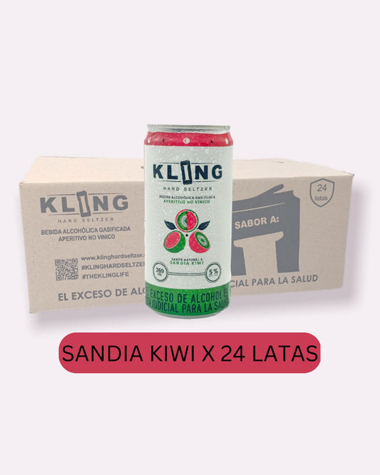 Hard Seltzer Kling Sandia Kiwi x24 unidades